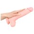 Medisinsk silikon dildo (24cm) - naturlig