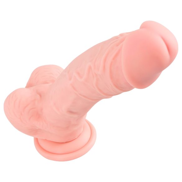 Medisinsk silikon dildo (24cm) - naturlig