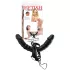 Pipedream - Dobbel strap-on‑vibrator (svart) - Fetish