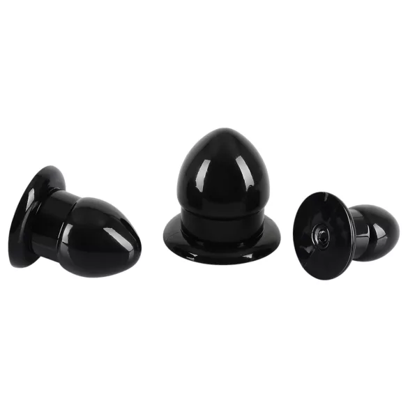 You2Toys - Stretching Plug Kit - analpluggssett - 3 stk (svart)