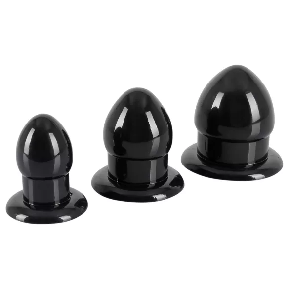 You2Toys - Stretching Plug Kit - analpluggssett - 3 stk (svart)
