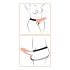 Fetish Strap-on 9 - påsettbar dildo (naturlig)