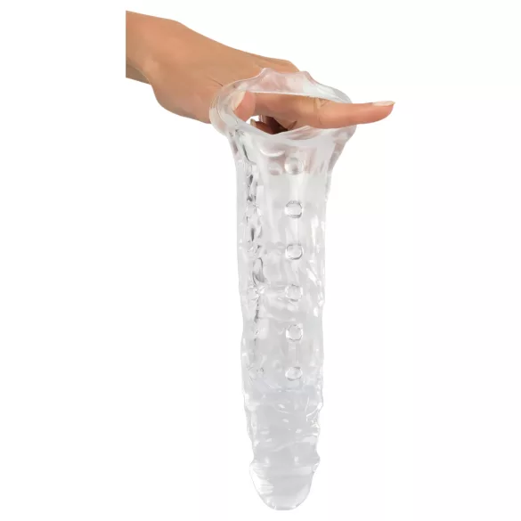 Crystal Skin - forlengende hylse med knotter