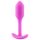 b-vibe Snug Plug 1 - analplugg med vekt (55g) - rosa