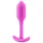 b-Vibe Snug Plug 1 - analplugg med innvendig vekt (55 g, rosa)