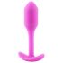 b-vibe Snug Plug 1 - analplugg med vekt (55g) - rosa