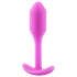 b-Vibe Snug Plug 1 - analplugg med innvendig vekt (55 g, rosa)