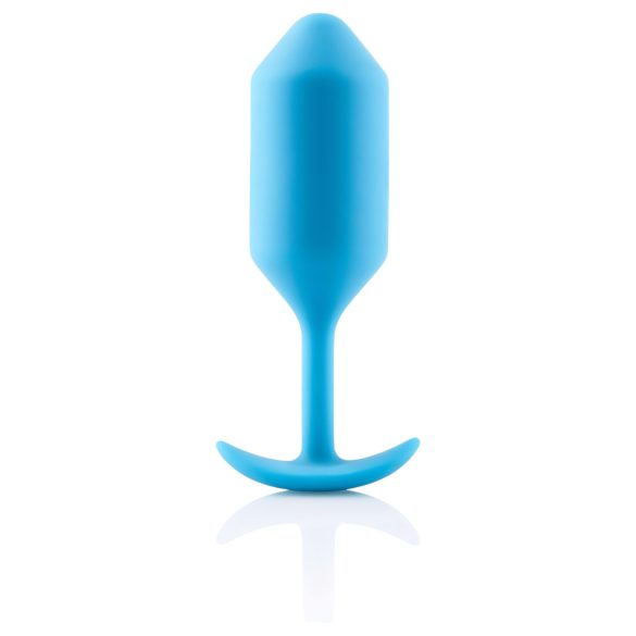 b-vibe Snug Plug 3 - dobbel ball butt plug (180g) - blå