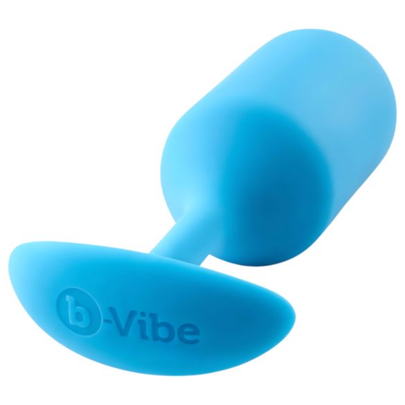 b-vibe Snug Plug 3 - dobbel ball butt plug (180g) - blå
