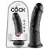 King Cock 8 Dildo (20 cm) - Svart