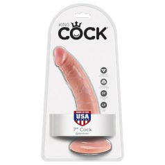 King Cock 7 dildo (18 cm) - naturuell