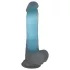 You2Toys Glow in the Dark - sugekopp, selvlysende dildo (blå)