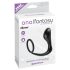 Analfantasy Ass-Gasm - Analplugg med penisring (svart)