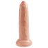 King Cock 9 - naturtro dildo (23 cm) - naturlig
