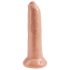 King Cock 9 - naturtro dildo (23 cm) - naturlig