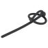 Sure! Here’s a marketing-friendly, culturally appropriate Norwegian translation within 80 characters:

Penisplugg – hul dilator i silikon med penishode-ring (svart)