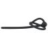 Sure! Here’s a marketing-friendly, culturally appropriate Norwegian translation within 80 characters:

Penisplugg – hul dilator i silikon med penishode-ring (svart)