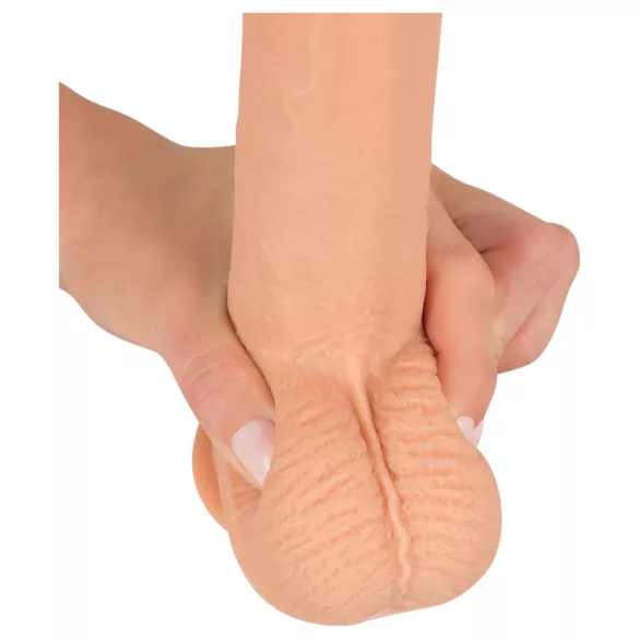 realistixxx - realistisk dildo med sugekopp (22 cm, hudfarget)