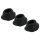 Womanizer Premium M sugehode-sett - svart (3 stk)