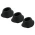 Womanizer Premium M - erstatningshette sett - svart (3 stk)