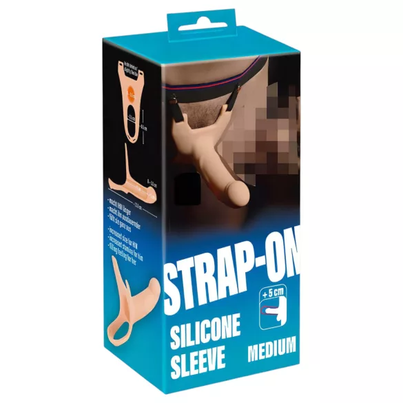 You2Toys - Strap-on M - justerbar hulldildo - natur