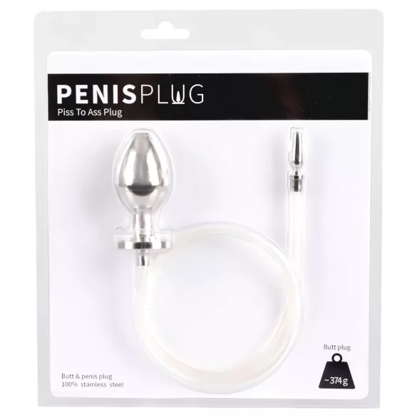 You2Toys - Piss to Ass Plug - hul analplugg med urinrørsutvider