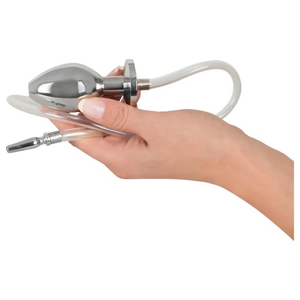 Urin til Anus Plug - hul analt plug med urinrørsutvider