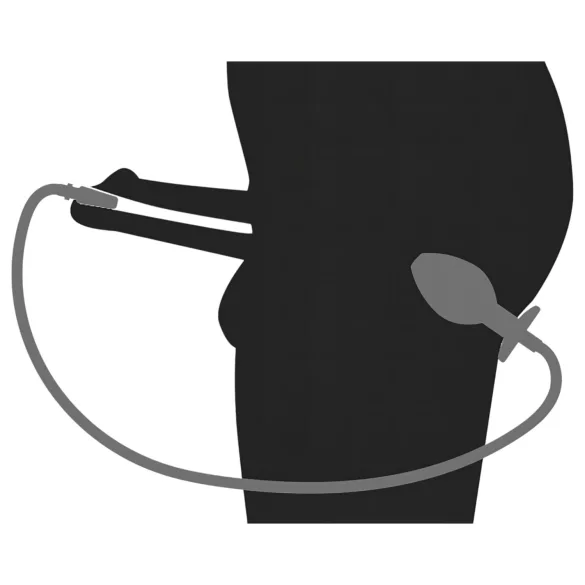 You2Toys - Piss to Ass Plug - hul analplugg med urinrørsutvider