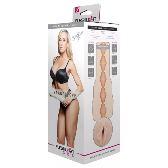 Fleshlight Brandi Love Heartthrobe - lyst og lidenskap