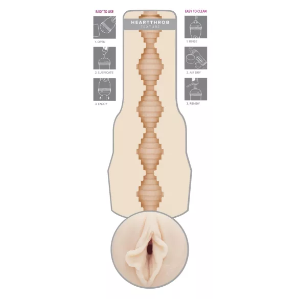 Fleshlight Brandi Love Heartthrobe - lyst og lidenskap