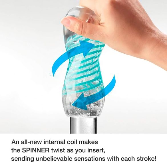 TENGA Spinner Tetra - onaniapparat (gjennomsiktig)