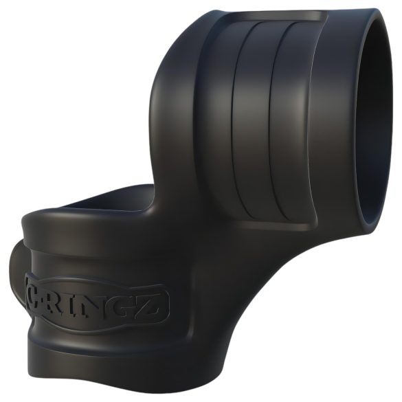 Fantasy Mr. Big - penisring og testikkelstrekk-ring (svart)