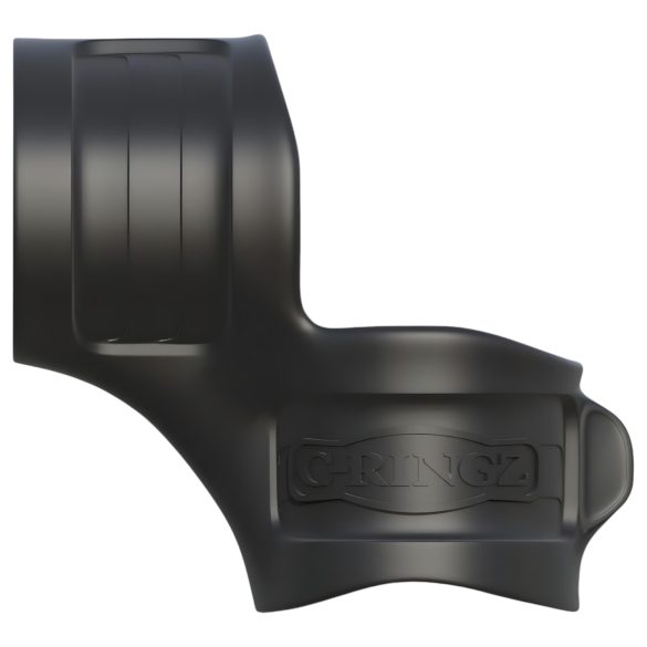 Fantasy Mr. Big - penisring og testikkelstrekk-ring (svart)