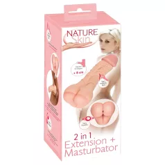 Nature Skin - 2i1 myk rumpe og penisovertrekk (naturlig)