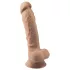 Silexd 7 - sugekopp dildo - 17,5 cm (natur)