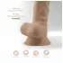 Silexd 7 - sugekopp dildo - 17,5 cm (natur)