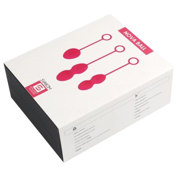 Svakom Nova - 3-delt Kegelballesett (rød)