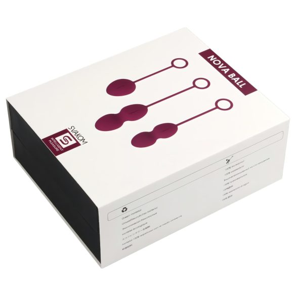 Svakom Nova - 3-delt Kegelballsett (fiolett)