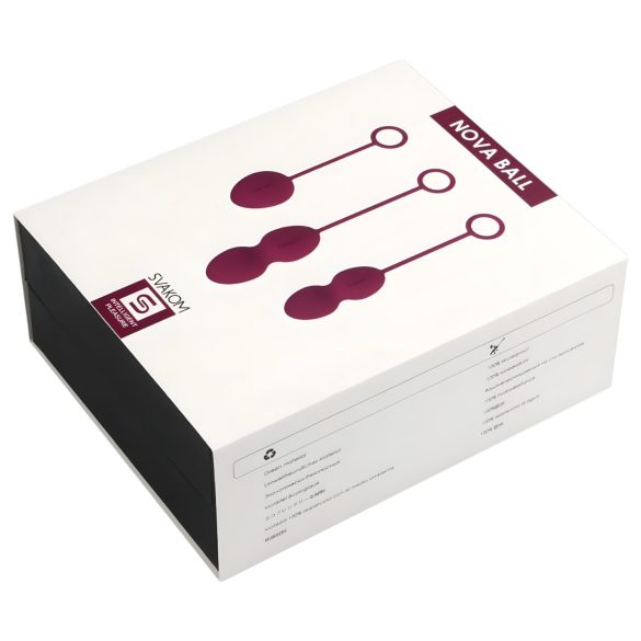 Svakom Nova - 3-delt Kegelballsett (fiolett)