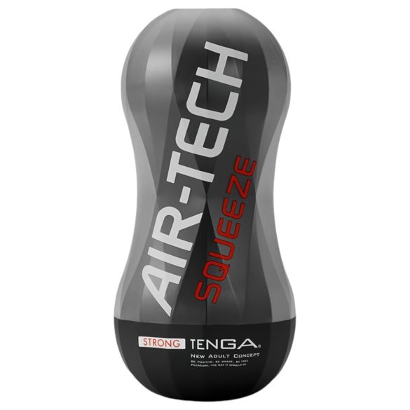 TENGA Air-Tech Squeeze Strong - kraftig sugemasturbator (svart)