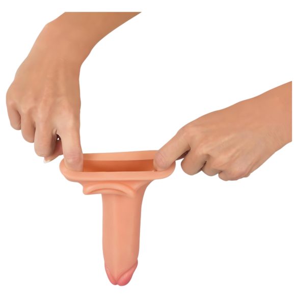 Realistixxx - Penisforlengende med ring - 19cm (naturtro)