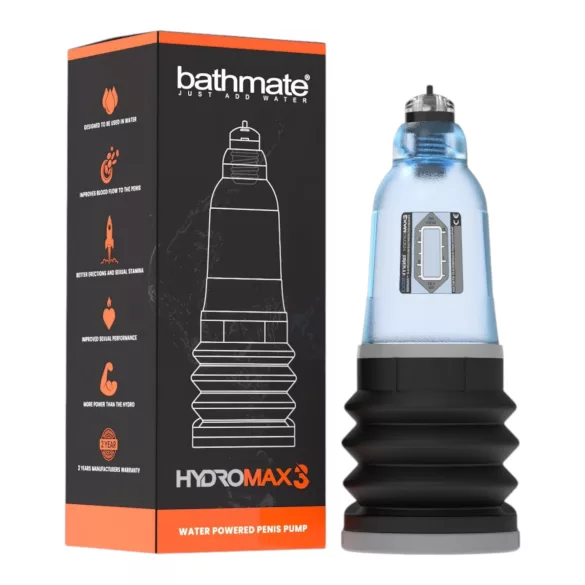 Bathmate Hydromax3 - hydropumpe (blå)