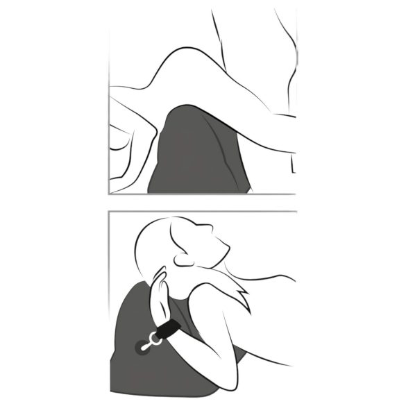 You2Toys Kjærlighetspute - oppblåsbar sexpute sett (svart)