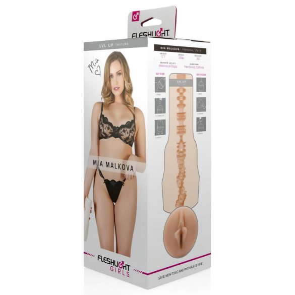 Fleshlight Mia Malkova LVL Up - ektefølt vaginal nytelse (naturlig)