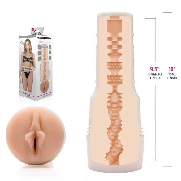 Fleshlight Mia Malkova LVL Up - ektefølt vaginal nytelse (naturlig)