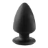 Silexd S - formbar analdildo - 9 cm (svart)