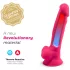 Silexd 7 - dildo med testikler og sugekopp - 17,5 cm (rosa)