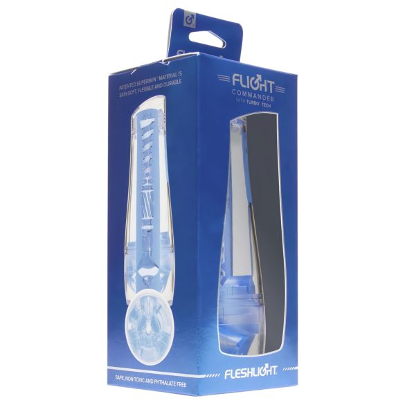 Fleshlight Flight Commander - kraftig sugemasturbator (blå)
