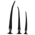 You2Toys - Ekstra lang analplugg sett (3 deler) - svart