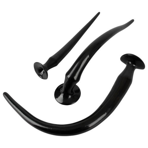 You2Toys - Ekstra lang analplugg sett (3 deler) - svart